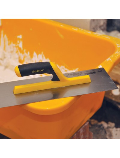 Dekor Alçı Malası Plastik Saplı 35 cm - Paslanmaz çelik