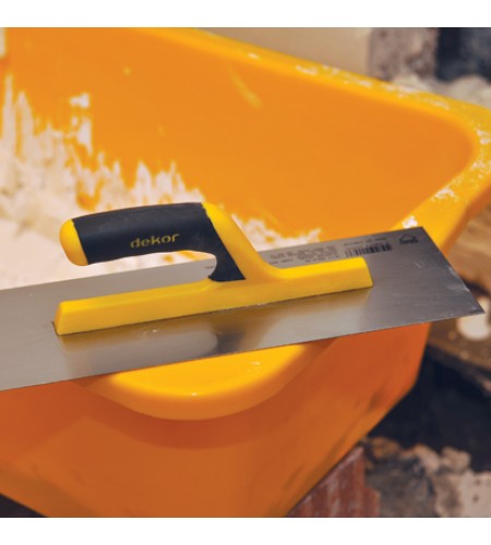 Dekor Alçı Malası Plastik Saplı 35 cm - Paslanmaz çelik