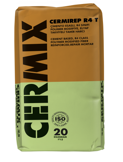 CERMIREP R4 T Çimento Esaslı, Polimer Takviyeli Tamir Harcı 20 kg CERMIREP R4 T Çimento Esaslı, Polimer Takviyeli Tamir Harcı 20 kg