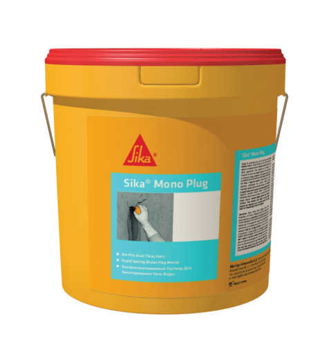Sika® Mono Plug Çimento esaslı, hızlı priz alan tıkaç harcı 5 kg Sika® Mono Plug Çimento esaslı, hızlı priz alan tıkaç harcı 5 kg