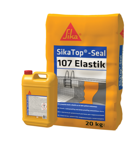 SikaTop Seal - 107 Elastik ÇİMENTO ESASLI ELASTİK SU VE NEM YALITIM MALZEMESİ 30 kg set SikaTop Seal - 107 Elastik ÇİMENTO ESASLI ELASTİK SU VE NEM YALITIM MALZEMESİ 30 kg set